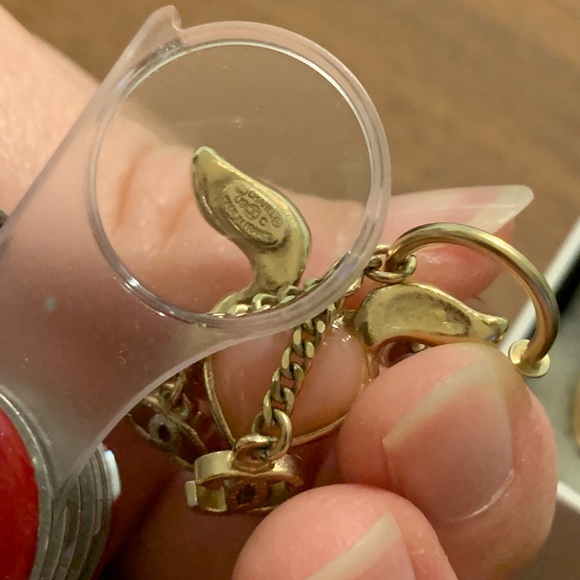 Authentic Chanel Angel wings heart earrings - Picture 6 of 6